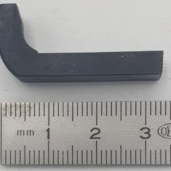 Poussoir rallong&eacute; de verrou de chargeur en m&eacute;tal pour pistolet GLOCK.