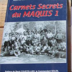 livre carnets secrets du maquis 1
