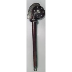 R&Eacute;CADE ROYALE C&Eacute;PHALOMORPHE, SCEPTRE D'APPARAT, FON, B&Eacute;NIN, DAHOMEY, XIX&deg; SI&Egrave;CLE