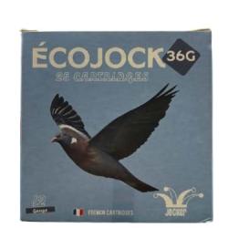 Cartouches JOCKER &eacute;cojock calibre 12/70 36grs bourre jupe n&deg;6 x25