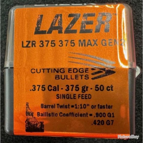 Cutting Edge Bullets LAZER .375 gen2// 375gr (x50)