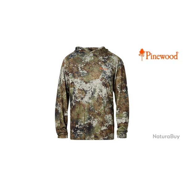 T SHIRT MANCHES LONGUES A CAPUCHE PINEWOOD M