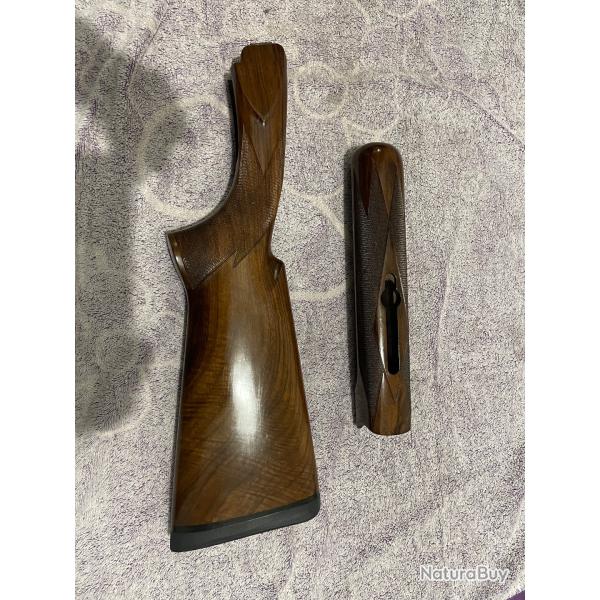 Crosse Gaucher et devant Perazzi calibre 20