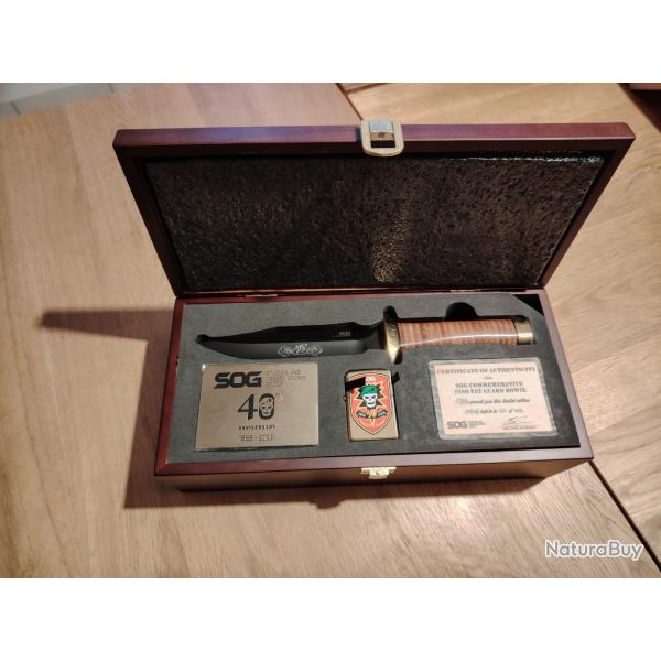 SOG Vietnam War MACV-SOG 40th Anniversary 500 pces Limited Edition Fat Guard Bowie