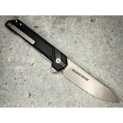Couteau Pliant Sharps Bros Meanstreak Lame Acier D2 Manche G10 Noir Linerlock Made In USA SBKF010