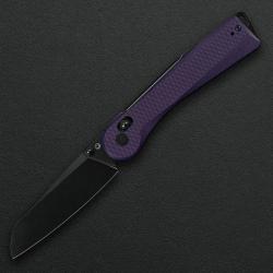 Couteau Pliant Rapax Wisp Lame Acier VG-10 Manche Plaquettes en G10 Violet Crossbar Lock MK0043PLBW