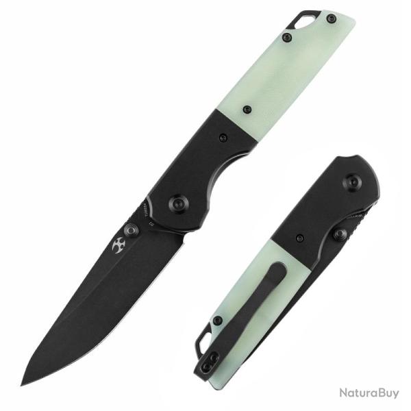 Couteau Kansept Warrior Lame Acier D2 Manche G10 Jade Liner Lock KT1005S4