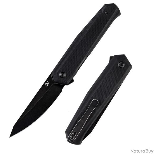 Couteau Kansept Integra Lame Acier 154CM Manche G10 Noir Liner Lock KT1042A2