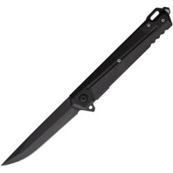 Couteau Pliant S-TEC T27027 Lame Inox Manche ABS Noir Linerlock A/O STT27027BK