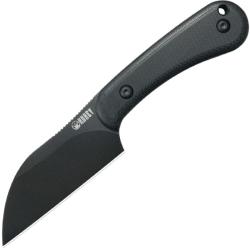 Couteau Fixe Kubey Rockhopper Lame Acier 14C28N Manche G10 Noir &Eacute;tui Kydex KUB412B