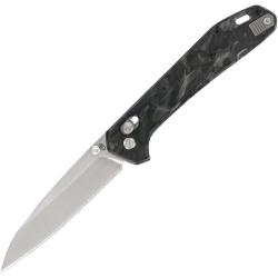 Couteau Pliant Gerber Savvy Lame Acier CPM-20CV Manche Fibre de Carbone Pivot Lock USA G1846