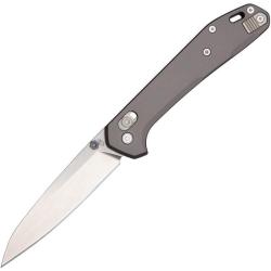 Couteau Pliant Gerber Savvy Lame Acier CPM-20CV Manche Aluminium Gris Pivot Lock USA G1844