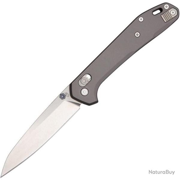 Couteau Pliant Gerber Savvy Lame Acier CPM-20CV Manche Aluminium Gris Pivot Lock USA G1844