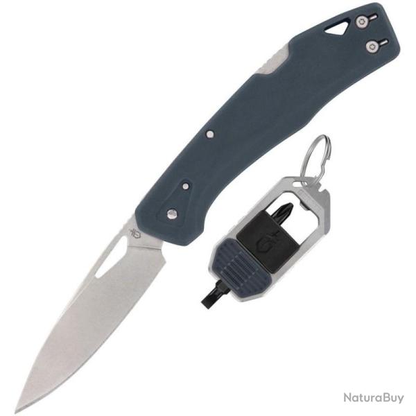 Couteau Pliant Gerber LST Lame Acier 440A Manche Nylon Bleu Urbain Lockback G1078703