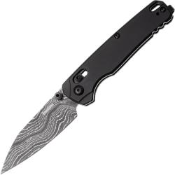 Couteau Pliant Kershaw Bel Air Lame Acier Damas Manche Aluminium Noir DuraLock USA KS6105BLKDAM