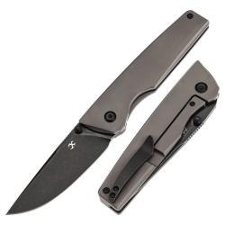 Couteau Kansept Chimera Lame Acier CPM-S35VN Manche Titane Bronze Frame Lock K1096A1