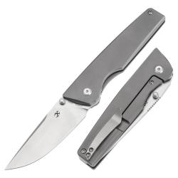 Couteau Kansept Chimera Lame Acier CPM-S35VN Manche Titane Stonewash Frame Lock K1096A2