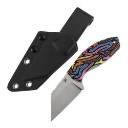 Couteau Fixe Kansept Siafu Lame Acier D2 Manche G-Mascus Arcade &Eacute;tui Kydex KG016A3
