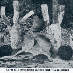 Carte postale Feldpost Tafel III Feindliche Minen und Fl&uuml;gelminen -N&deg;8755