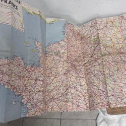 Carte Routi&egrave;re US Army WW2 - France 1944 (100% Authentique)