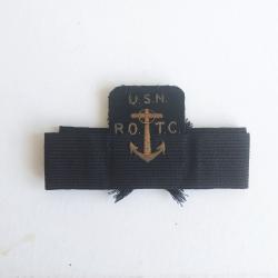 Coiffure WW2 - US67403a  Bandeau de casquette ROTC US Navy
