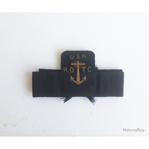 Coiffure WW2 - US67403a  Bandeau de casquette ROTC US Navy