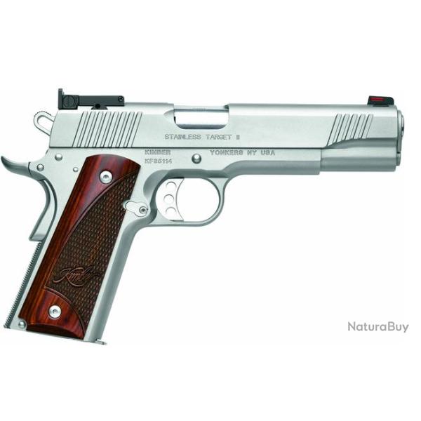 Pistolet semi-automatique Kimber 1911 Stainless Target 2