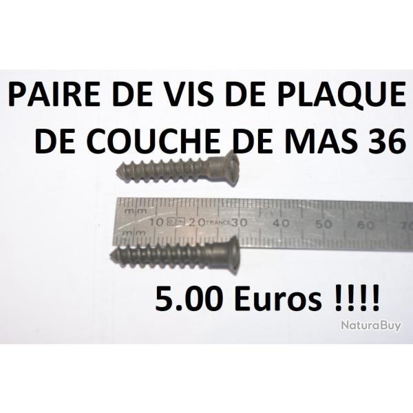 lot de 2 vis de plaque de couche de MAS 36 MAS36 - VENDU PAR JEPERCUTE (D23B1160)