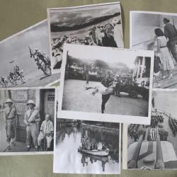 Lot de 7 photos militaires Parachutiste Alg&eacute;rie, Maroc Croiseur Tourville
