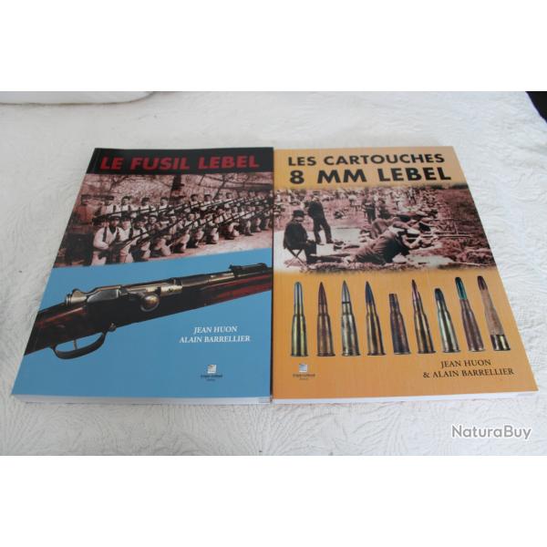 Lot 2 livres le fusil Lebel et les cartouches 8 mm Lebel