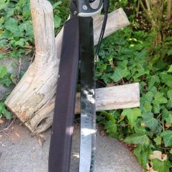 Sabre De Cavalerie Brousse Lame Acier 3Cr13 Manche Abs Etui Nylon Machette Tactical Grosse Garde01