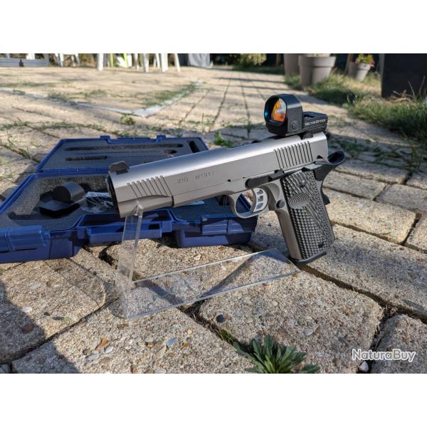 Pistolet TISAS ZIG M1911 INOX Tactical 45ACP