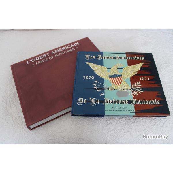 Lot 2 livres sur armes am�ricaines western