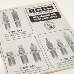 manuel documentation outils RCBS livraison gratuite