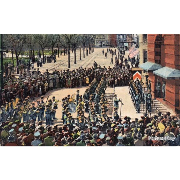 Carte Postale Ancienne - D�fil� Militaire -N�8771