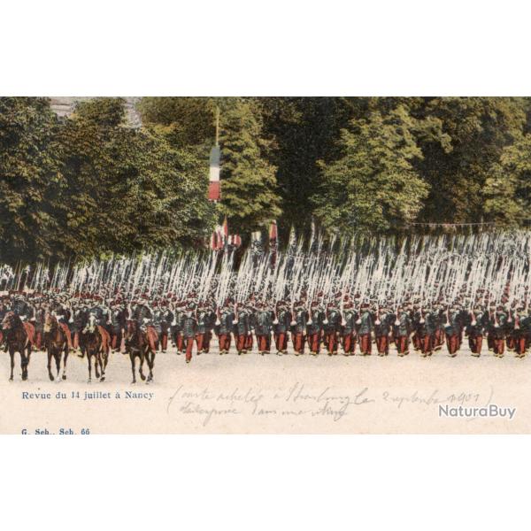 Carte Postale - Revue du 14 juillet � Nancy -N�8772