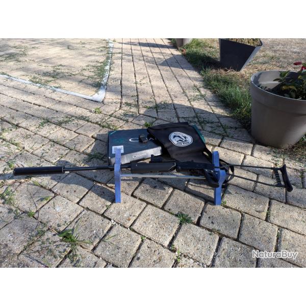 Carabine de survie Chiappa little badger Tactical 22LR + point rouge + silencieux + poign�e