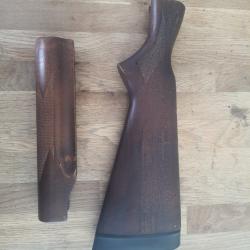 Ensemble crosse bois pour fusil a pompe remington 870