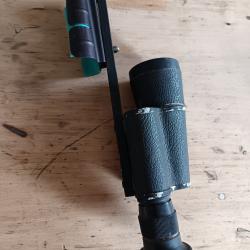Lunette de chasse hutte FOURNIER ParisDianax 7x50Fonctionne. Des ann&eacute;es