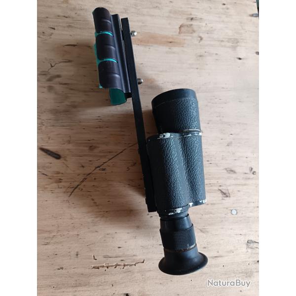 Lunette de chasse hutte FOURNIER ParisDianax 7x50Fonctionne. Des ann�es