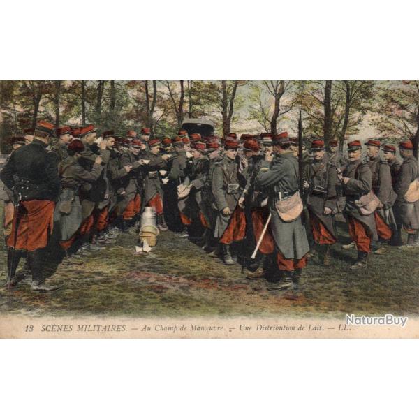 Carte postale militaire - Sc�nes militaires - Au Champ de Manoeuvre - Une -N�8775