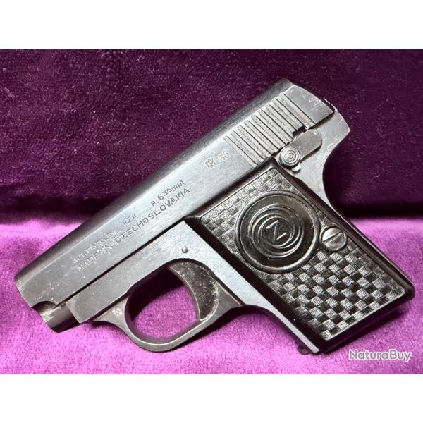 Pistolet CZ Mod�le Z - 6,35 Browning - Tch�coslovaquie - cat�gorie B