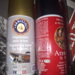 Graisse et d&eacute;graissant pour armes de chasse et tir Armistol