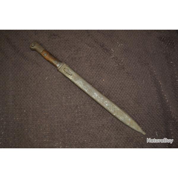 ba�onnette ersatz 1914 lame goutti�re guerre 14-18 allemande mauser G98 tranch�e argonne