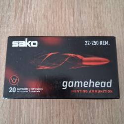 Livraison offerte ! Une bo&icirc;te de Sako gamehead 22-250rem