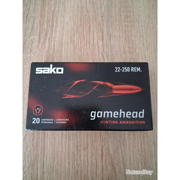 Livraison offerte ! Une bo�te de Sako gamehead 22-250rem