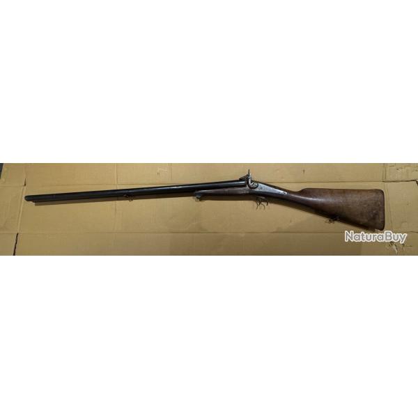 Fusil de chasse fran�ais type Lefaucheux calibre 16 � broche