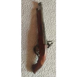 R&eacute;plique d&eacute;corative Pistolet &agrave; Silex Fran&ccedil;ais XVIIIe si&egrave;cle - Id&eacute;al Collection / Cosplay