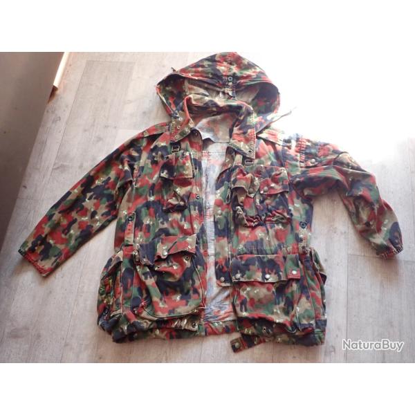 Veste de combat arm�e suisse - Top pour chasse. Nombreuses poches