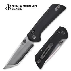 Couteau North Mountain Blade Chop Lame Acier SLD-Magic Manche G10 Noir Crossbar Lock NMB2532BK